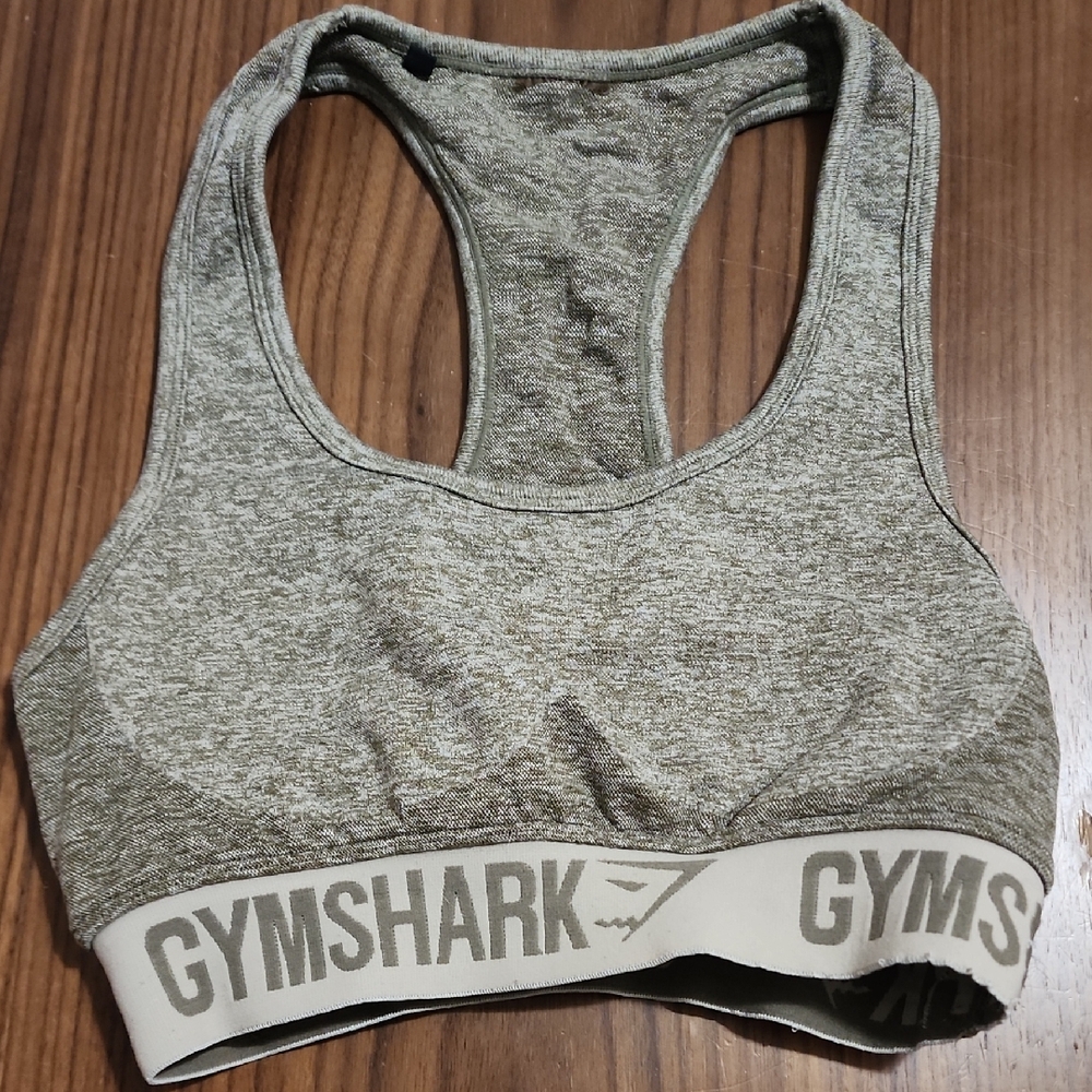 Gymshark Heathered Gray Sports Bra